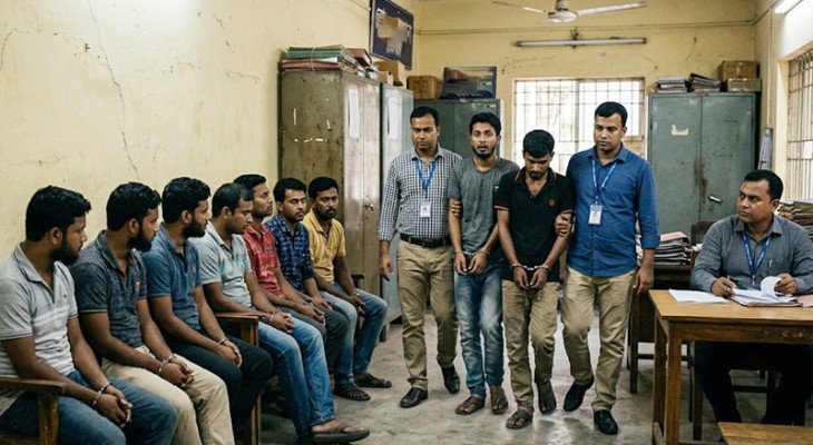 ধুনট থানায় ৮ চোরের সঙ্গে দেখা করতে এসে গ্রেপ্তার আরও ২ চোর